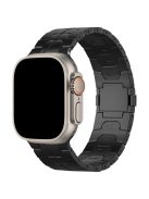 For Apple Watch 10 46mm / Ultra 2 / Ultra 49mm / 9 8 7 45mm / SE (2023) SE (2022) SE 6 5 4 44mm / 3 2 1 42mm Magnetic Titanium Alloy Watch Strap - Black