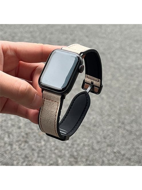 For Apple Watch 10 46mm / Ultra 2 / Ultra 49mm / 9 8 7 45mm / SE (2023) SE (2022) SE 6 5 4 44mm / 3 2 1 42mm Magnetic Watch Strap - Beige