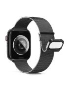 For Apple Watch 10 46mm / Ultra 2 / Ultra 49mm / 9 8 7 45mm / SE (2023) SE (2022) SE 6 5 4 44mm / 3 2 1 42mm Magnetic Watch Strap - Black