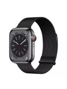 For Apple Watch 10 46mm / Ultra 2 / Ultra 49mm / 9 8 7 45mm / SE (2023) SE (2022) SE 6 5 4 44mm / 3 2 1 42mm Magnetic Watch Strap - Black