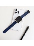 For Apple Watch 10 46mm / Ultra 2 / Ultra 49mm / 9 8 7 45mm / SE (2023) SE (2022) SE 6 5 4 44mm / 3 2 1 42mm Magnetic Watch Strap - Midnight Blue