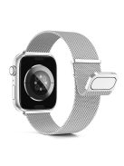 For Apple Watch 10 46mm / Ultra 2 / Ultra 49mm / 9 8 7 45mm / SE (2023) SE (2022) SE 6 5 4 44mm / 3 2 1 42mm Magnetic Watch Strap - Silver