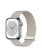 For Apple Watch 10 46mm / Ultra 2 / Ultra 49mm / 9 8 7 45mm / SE (2023) SE (2022) SE 6 5 4 44mm / 3 2 1 42mm Magnetic Watch Strap - Starlight