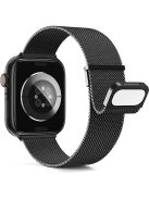 For Apple Watch 10 46mm / Ultra 2 / Ultra 49mm / 9 8 7 45mm / SE (2023) SE (2022) SE 6 5 4 44mm / 3 2 1 42mm Magnetic Wrist Strap - Black