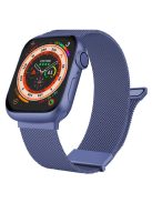 For Apple Watch 10 46mm / Ultra 2 / Ultra 49mm / 9 8 7 45mm / SE (2023) SE (2022) SE 6 5 4 44mm / 3 2 1 42mm Magnetic Wrist Strap - Bue