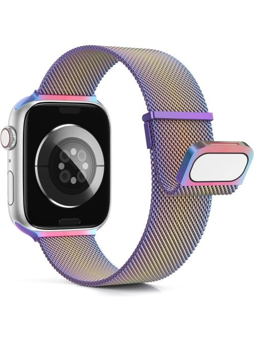 For Apple Watch 10 46mm / Ultra 2 / Ultra 49mm / 9 8 7 45mm / SE (2023) SE (2022) SE 6 5 4 44mm / 3 2 1 42mm Magnetic Wrist Strap - Colorful