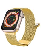 For Apple Watch 10 46mm / Ultra 2 / Ultra 49mm / 9 8 7 45mm / SE (2023) SE (2022) SE 6 5 4 44mm / 3 2 1 42mm Magnetic Wrist Strap - Gold