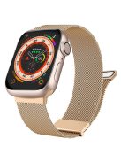 For Apple Watch 10 46mm / Ultra 2 / Ultra 49mm / 9 8 7 45mm / SE (2023) SE (2022) SE 6 5 4 44mm / 3 2 1 42mm Magnetic Wrist Strap - Rose Gold