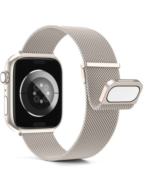 For Apple Watch 10 46mm / Ultra 2 / Ultra 49mm / 9 8 7 45mm / SE (2023) SE (2022) SE 6 5 4 44mm / 3 2 1 42mm Magnetic Wrist Strap - Starlight