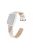 For Apple Watch 10 46mm / Ultra 2 / Ultra 49mm / 9 8 7 45mm / SE (2023) SE (2022) SE 6 5 4 44mm / 3 2 1 42mm Marble Leather Watch Band - White