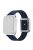 For Apple Watch 10 46mm / Ultra 2 / Ultra 49mm / 9 8 7 45mm / SE (2023) SE (2022) SE 6 5 4 44mm / 3 2 1 42mm Men's Watch Band Leather Strap - Navy Blue