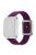 For Apple Watch 10 46mm / Ultra 2 / Ultra 49mm / 9 8 7 45mm / SE (2023) SE (2022) SE 6 5 4 44mm / 3 2 1 42mm Men's Watch Band Leather Strap - Purple