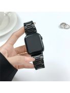 For Apple Watch 10 46mm / Ultra 2 / Ultra 49mm / 9 8 7 45mm / SE (2023) SE (2022) SE 6 5 4 44mm / 3 2 1 42mm Metal Watch Strap - Black