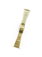 For Apple Watch 10 46mm / Ultra 2 / Ultra 49mm / 9 8 7 45mm / SE (2023) SE (2022) SE 6 5 4 44mm / 3 2 1 42mm Metal Watch Strap - Gold