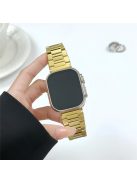 For Apple Watch 10 46mm / Ultra 2 / Ultra 49mm / 9 8 7 45mm / SE (2023) SE (2022) SE 6 5 4 44mm / 3 2 1 42mm Metal Watch Strap - Gold