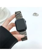 For Apple Watch 10 46mm / Ultra 2 / Ultra 49mm / 9 8 7 45mm / SE (2023) SE (2022) SE 6 5 4 44mm / 3 2 1 42mm Metal Watch Strap - Titanium Black