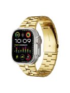 For Apple Watch 10 46mm / Ultra 2 / Ultra 49mm / 9 8 7 45mm / SE (2023) SE (2022) SE 6 5 4 44mm / 3 2 1 42mm Metal Wrist Band - Gold