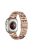 For Apple Watch 10 46mm / Ultra 2 / Ultra 49mm / 9 8 7 45mm / SE (2023) SE (2022) SE 6 5 4 44mm / 3 2 1 42mm Metal Wrist Band - Rose Gold