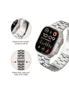 For Apple Watch 10 46mm / Ultra 2 / Ultra 49mm / 9 8 7 45mm / SE (2023) SE (2022) SE 6 5 4 44mm / 3 2 1 42mm Metal Wrist Band - Silver