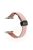 For Apple Watch 10 46mm / Ultra 2 / Ultra 49mm / 9 8 7 45mm / SE (2023) SE (2022) SE 6 5 4 44mm / 3 2 1 42mm Microfiber Leather Band - Pink