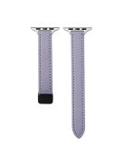 For Apple Watch 10 46mm / Ultra 2 / Ultra 49mm / 9 8 7 45mm / SE (2023) SE (2022) SE 6 5 4 44mm / 3 2 1 42mm Microfiber Leather Band - Purple