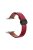 For Apple Watch 10 46mm / Ultra 2 / Ultra 49mm / 9 8 7 45mm / SE (2023) SE (2022) SE 6 5 4 44mm / 3 2 1 42mm Microfiber Leather Band - Wine Red