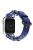 For Apple Watch 10 46mm / Ultra 2 / Ultra 49mm / 9 8 7 45mm / SE (2023) SE (2022) SE 6 5 4 44mm / 3 2 1 42mm Nuts Decor Watch Band  - Blue Camo