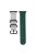 For Apple Watch 10 46mm / Ultra 2 / Ultra 49mm / 9 8 7 45mm / SE (2023) SE (2022) SE 6 5 4 44mm / 3 2 1 42mm Nylon Band Sport Wrist Strap - Grey+Green