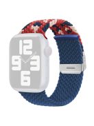 For Apple Watch 10 46mm / Ultra 2 / Ultra 49mm / 9 8 7 45mm / SE (2023) SE (2022) SE 6 5 4 44mm / 3 2 1 42mm Nylon Bracelet Strap - Multi-Color