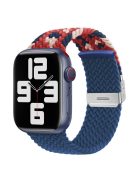 For Apple Watch 10 46mm / Ultra 2 / Ultra 49mm / 9 8 7 45mm / SE (2023) SE (2022) SE 6 5 4 44mm / 3 2 1 42mm Nylon Bracelet Strap - Multi-Color