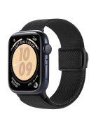 For Apple Watch 10 46mm / Ultra 2 / Ultra 49mm / 9 8 7 45mm / SE (2023) SE (2022) SE 6 5 4 44mm / 3 2 1 42mm Nylon Watch Strap - Black