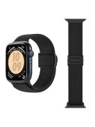 For Apple Watch 10 46mm / Ultra 2 / Ultra 49mm / 9 8 7 45mm / SE (2023) SE (2022) SE 6 5 4 44mm / 3 2 1 42mm Nylon Watch Strap - Black