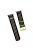 For Apple Watch 10 46mm / Ultra 2 / Ultra 49mm / 9 8 7 45mm / SE (2023) SE (2022) SE 6 5 4 44mm / 3 2 1 42mm Nylon Watch Strap - Black / Green