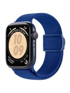 For Apple Watch 10 46mm / Ultra 2 / Ultra 49mm / 9 8 7 45mm / SE (2023) SE (2022) SE 6 5 4 44mm / 3 2 1 42mm Nylon Watch Strap - Blue