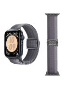 For Apple Watch 10 46mm / Ultra 2 / Ultra 49mm / 9 8 7 45mm / SE (2023) SE (2022) SE 6 5 4 44mm / 3 2 1 42mm Nylon Watch Strap - Gradient Grey