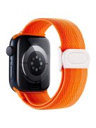 For Apple Watch 10 46mm / Ultra 2 / Ultra 49mm / 9 8 7 45mm / SE (2023) SE (2022) SE 6 5 4 44mm / 3 2 1 42mm Nylon Watch Strap - Gradient Orange