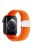 For Apple Watch 10 46mm / Ultra 2 / Ultra 49mm / 9 8 7 45mm / SE (2023) SE (2022) SE 6 5 4 44mm / 3 2 1 42mm Nylon Watch Strap - Gradient Orange