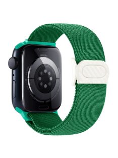   For Apple Watch 10 46mm / Ultra 2 / Ultra 49mm / 9 8 7 45mm / SE (2023) SE (2022) SE 6 5 4 44mm / 3 2 1 42mm Nylon Watch Strap - Green