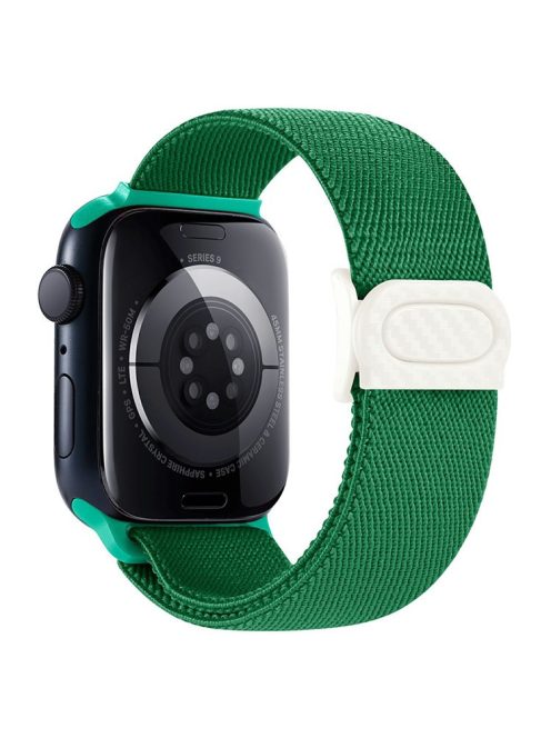 For Apple Watch 10 46mm / Ultra 2 / Ultra 49mm / 9 8 7 45mm / SE (2023) SE (2022) SE 6 5 4 44mm / 3 2 1 42mm Nylon Watch Strap - Green