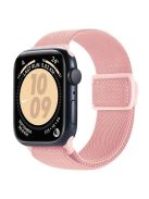 For Apple Watch 10 46mm / Ultra 2 / Ultra 49mm / 9 8 7 45mm / SE (2023) SE (2022) SE 6 5 4 44mm / 3 2 1 42mm Nylon Watch Strap - Pink