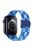 For Apple Watch 10 46mm / Ultra 2 / Ultra 49mm / 9 8 7 45mm / SE (2023) SE (2022) SE 6 5 4 44mm / 3 2 1 42mm Nylon Watch Strap - Plaid Blue