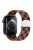 For Apple Watch 10 46mm / Ultra 2 / Ultra 49mm / 9 8 7 45mm / SE (2023) SE (2022) SE 6 5 4 44mm / 3 2 1 42mm Nylon Watch Strap - Plaid Brown