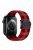 For Apple Watch 10 46mm / Ultra 2 / Ultra 49mm / 9 8 7 45mm / SE (2023) SE (2022) SE 6 5 4 44mm / 3 2 1 42mm Nylon Watch Strap - Plaid Red