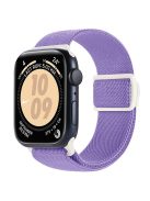 For Apple Watch 10 46mm / Ultra 2 / Ultra 49mm / 9 8 7 45mm / SE (2023) SE (2022) SE 6 5 4 44mm / 3 2 1 42mm Nylon Watch Strap - Purple