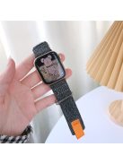 For Apple Watch 10 46mm / Ultra 2 / Ultra 49mm / 9 8 7 45mm / SE (2023) SE (2022) SE 6 5 4 44mm / 3 2 1 42mm Nylon Watchband - Dark Grey