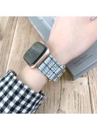 For Apple Watch 10 46mm / Ultra 2 / Ultra 49mm / 9 8 7 45mm / SE (2023) SE (2022) SE 6 5 4 44mm / 3 2 1 42mm Nylon Watchband - Grey Grids