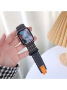 For Apple Watch 10 46mm / Ultra 2 / Ultra 49mm / 9 8 7 45mm / SE (2023) SE (2022) SE 6 5 4 44mm / 3 2 1 42mm Nylon Watchband - Jean Blue