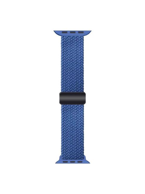 For Apple Watch 10 46mm / Ultra 2 / Ultra 49mm / 9 8 7 45mm / SE (2023) SE (2022) SE 6 5 4 44mm / 3 2 1 42mm Nylon Wristband Bracelet - Blue