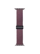 For Apple Watch 10 46mm / Ultra 2 / Ultra 49mm / 9 8 7 45mm / SE (2023) SE (2022) SE 6 5 4 44mm / 3 2 1 42mm Nylon Wristband Bracelet - Dark Purple