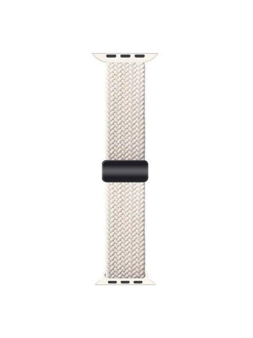 For Apple Watch 10 46mm / Ultra 2 / Ultra 49mm / 9 8 7 45mm / SE (2023) SE (2022) SE 6 5 4 44mm / 3 2 1 42mm Nylon Wristband Bracelet - Starlight White